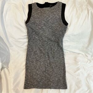 Greylin Anthropologie Women's Size Medium Dress Heather Gray Knit Vegan Leather